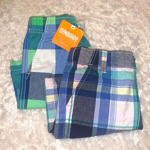 🎁Bundle of 2 Kids Gymboree Plaid Shorts 4T